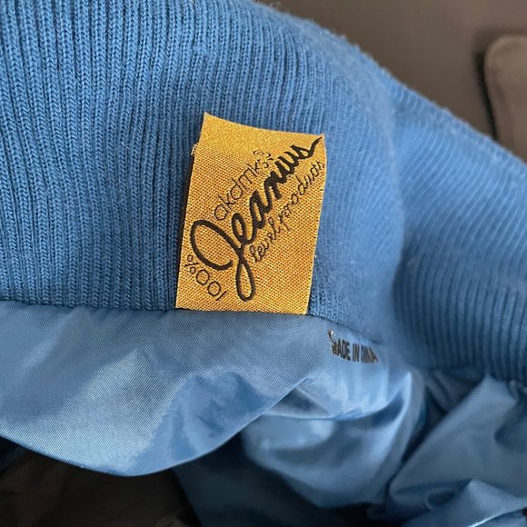 AKDMKS Vintage Varsity Jacket,  Grey/Black - Picture 10 of 13